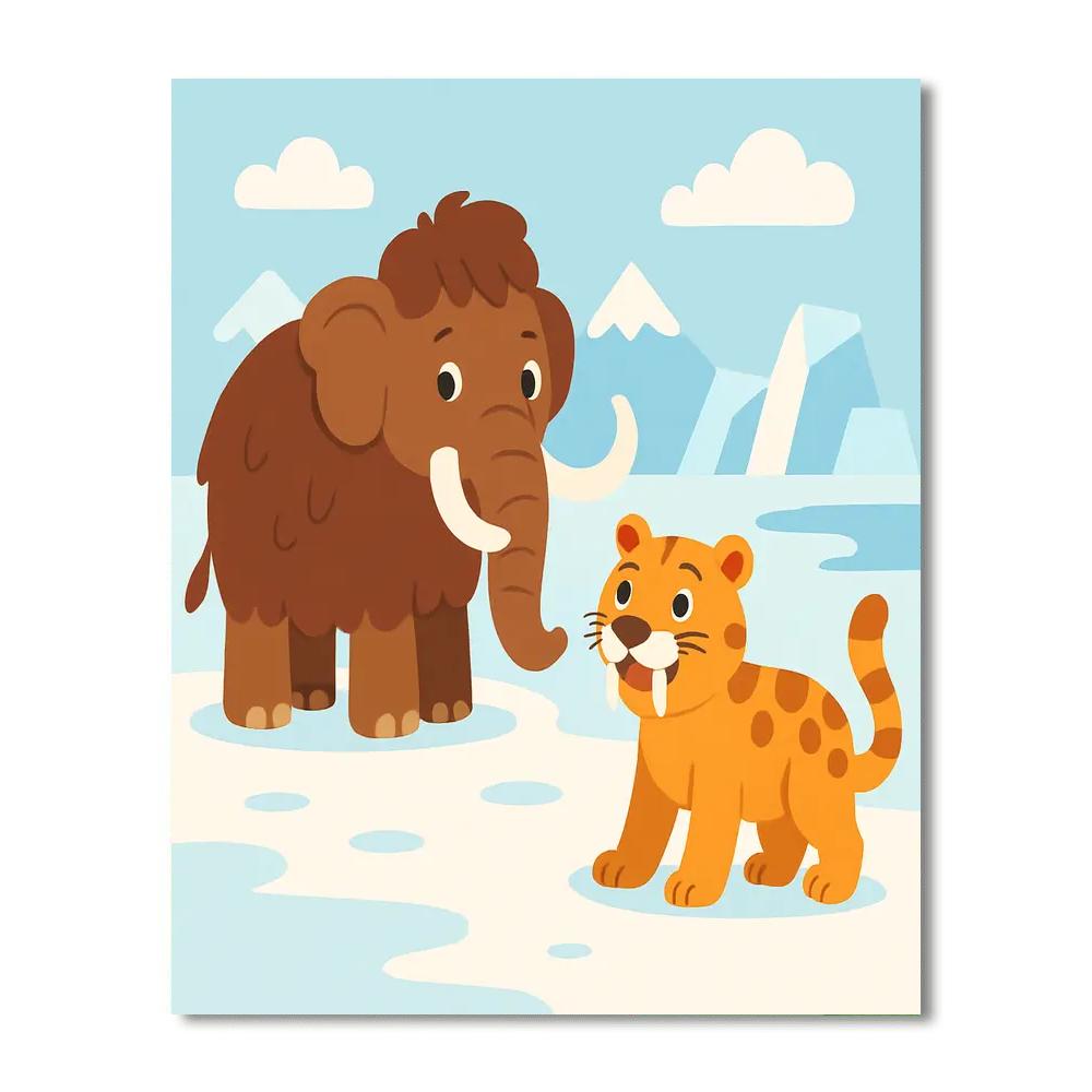 Ice Age Explorer Journey Paint By Numbers
