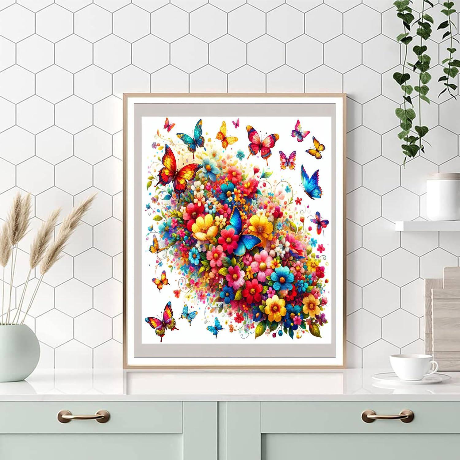 Colorful Butterfly Wonderland Paint By Number