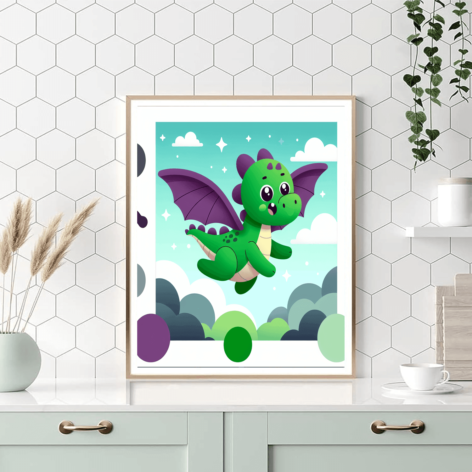 Exploring Dragon Number Painting