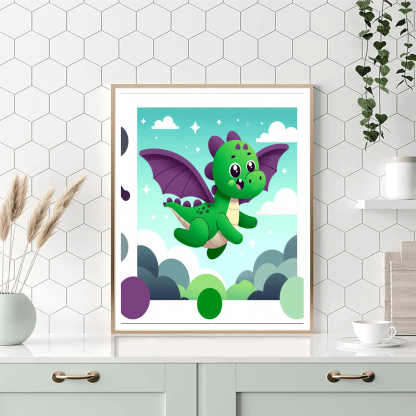Exploring Dragon Number Painting