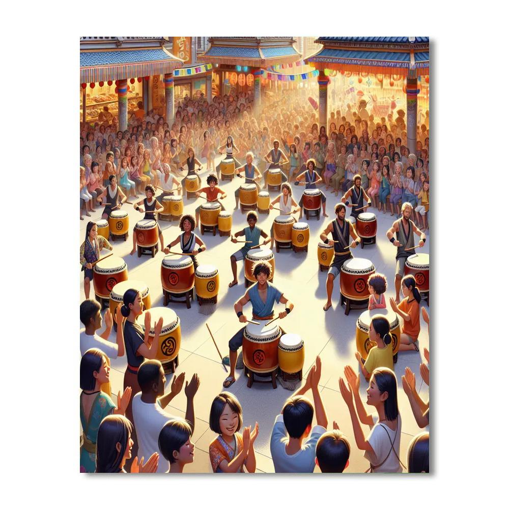 Odaiko Sonora Number Painting