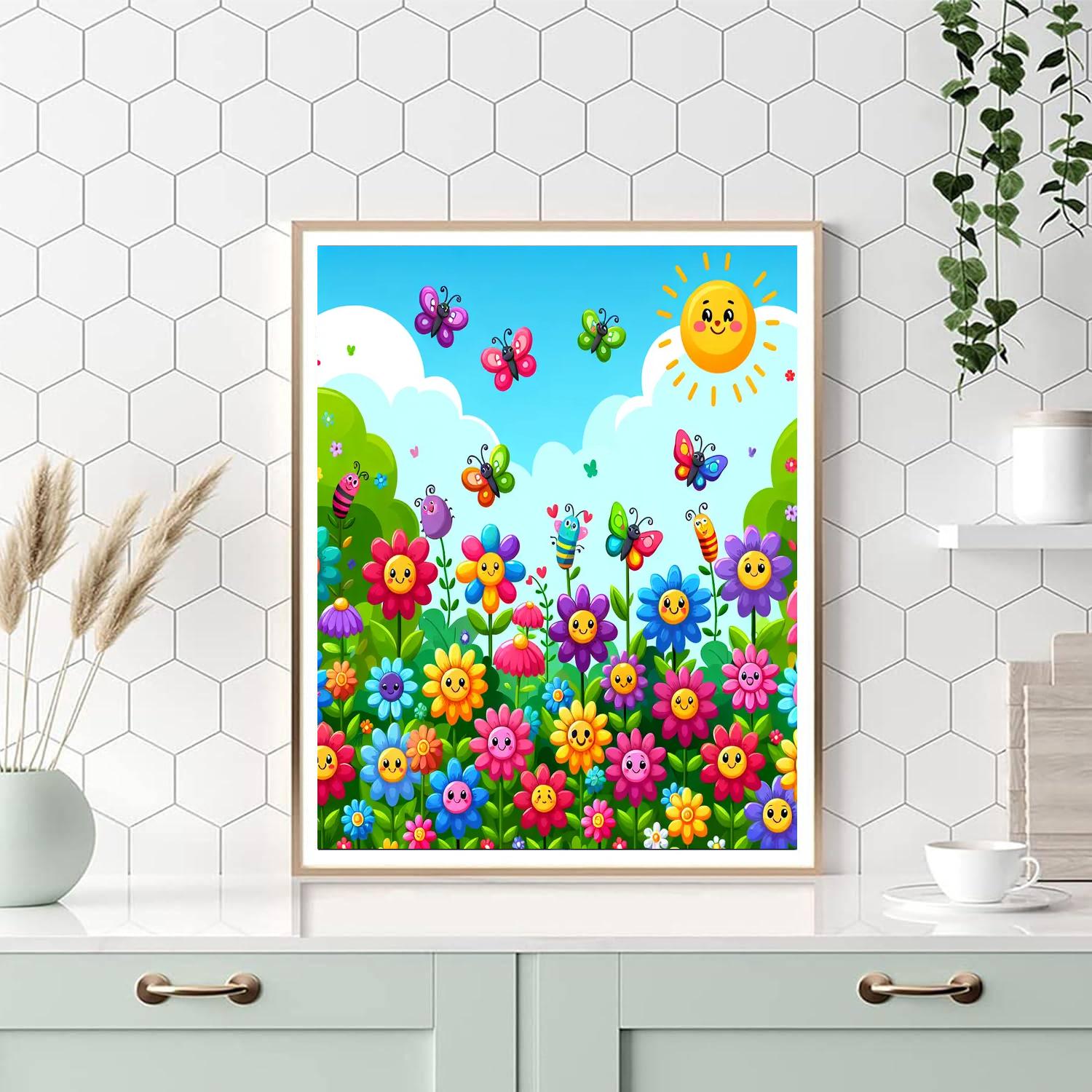 Creative Garden Adventure Painting Number Kit