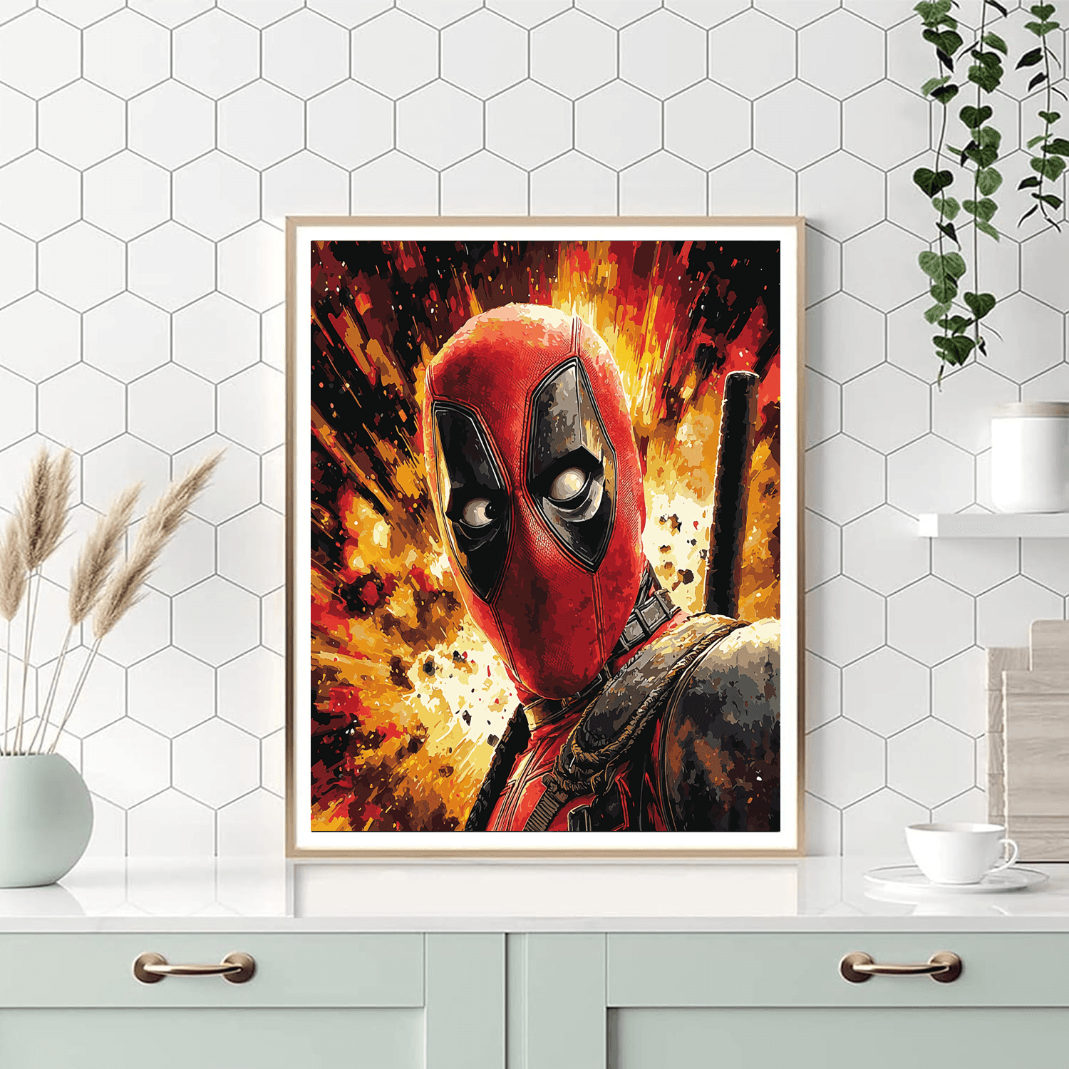 Ryan Reynolds: The Quirky Charm Of Deadpool Paint By Number