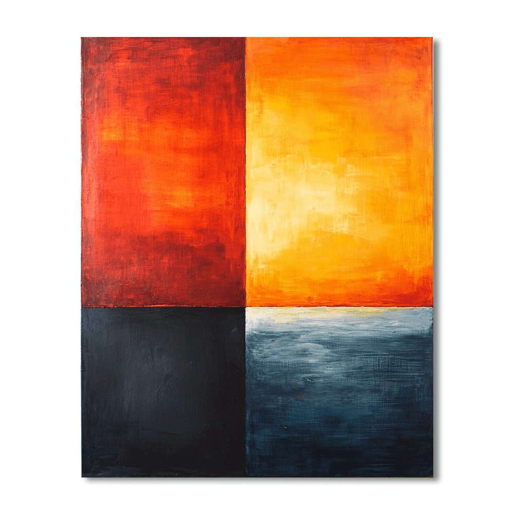 Mark Rothko Inspired Timeless Symphony Of Colors  Painting By Numbers Kit