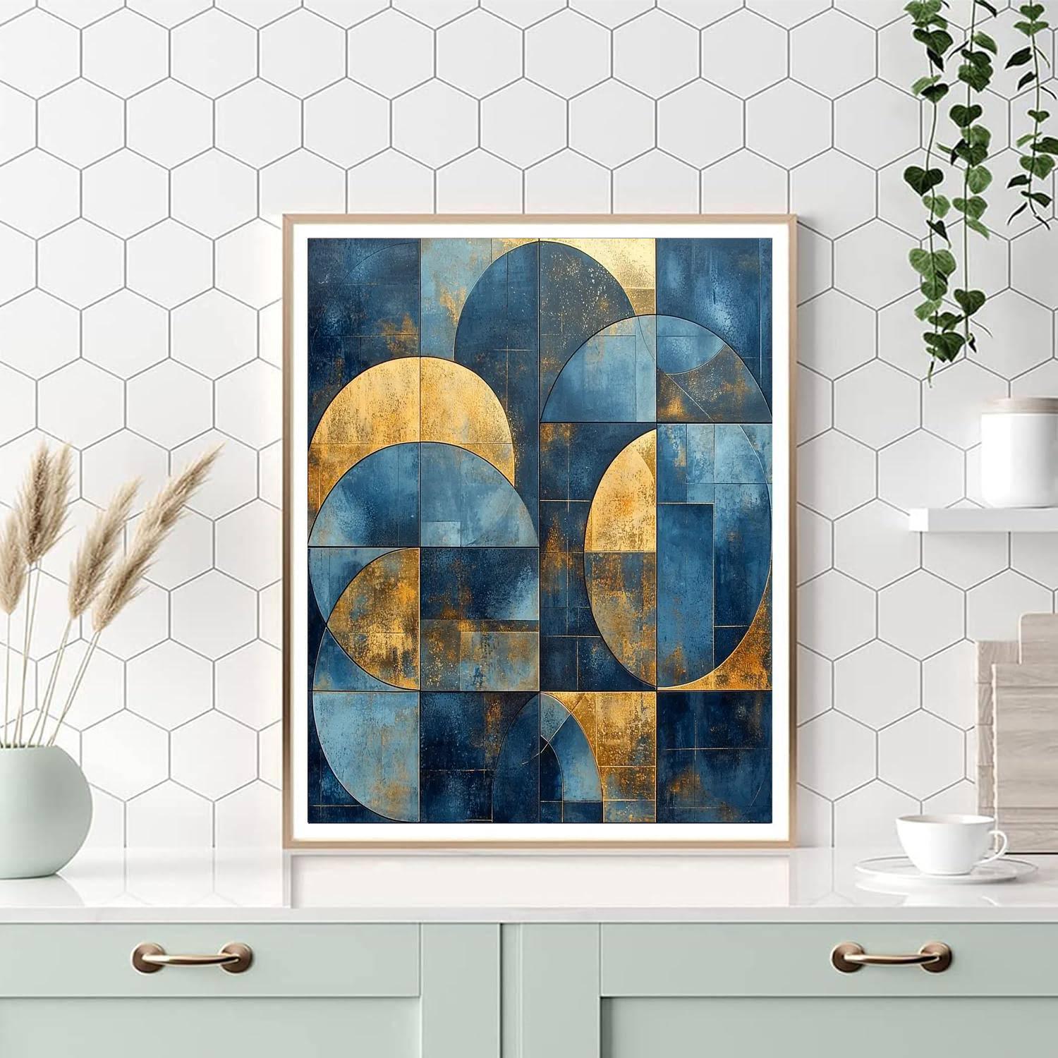 Michelangelo Inspired Sacred Geometry  Painting Number Kit