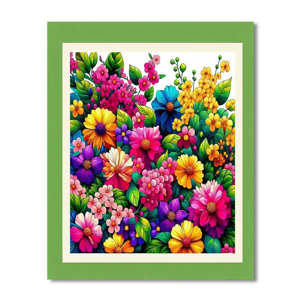 Joyful Springtime Blossom Numbered Painting Kits