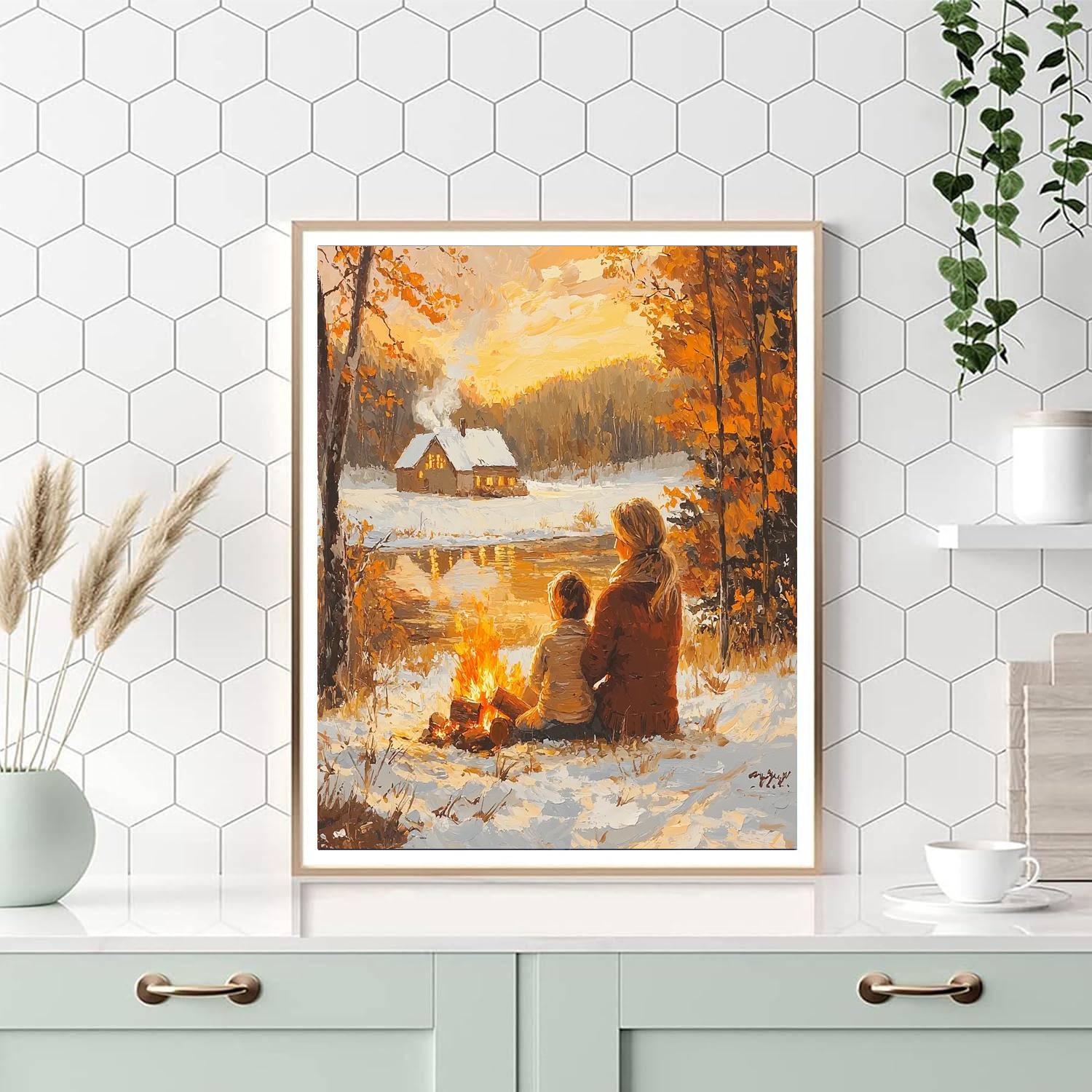 Cozy Winter Mornings Paint By Color