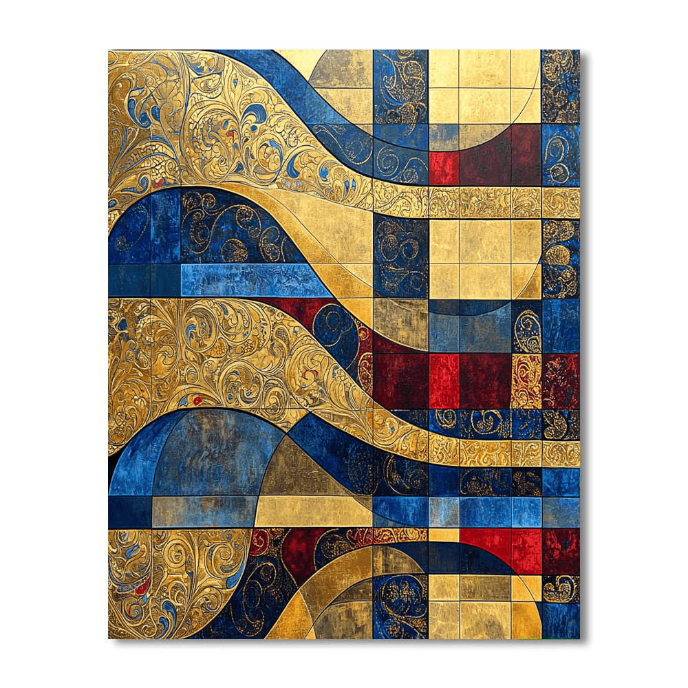 Gustav Klimt Inspired Mystical Patterns  Paint By Numbers Kits