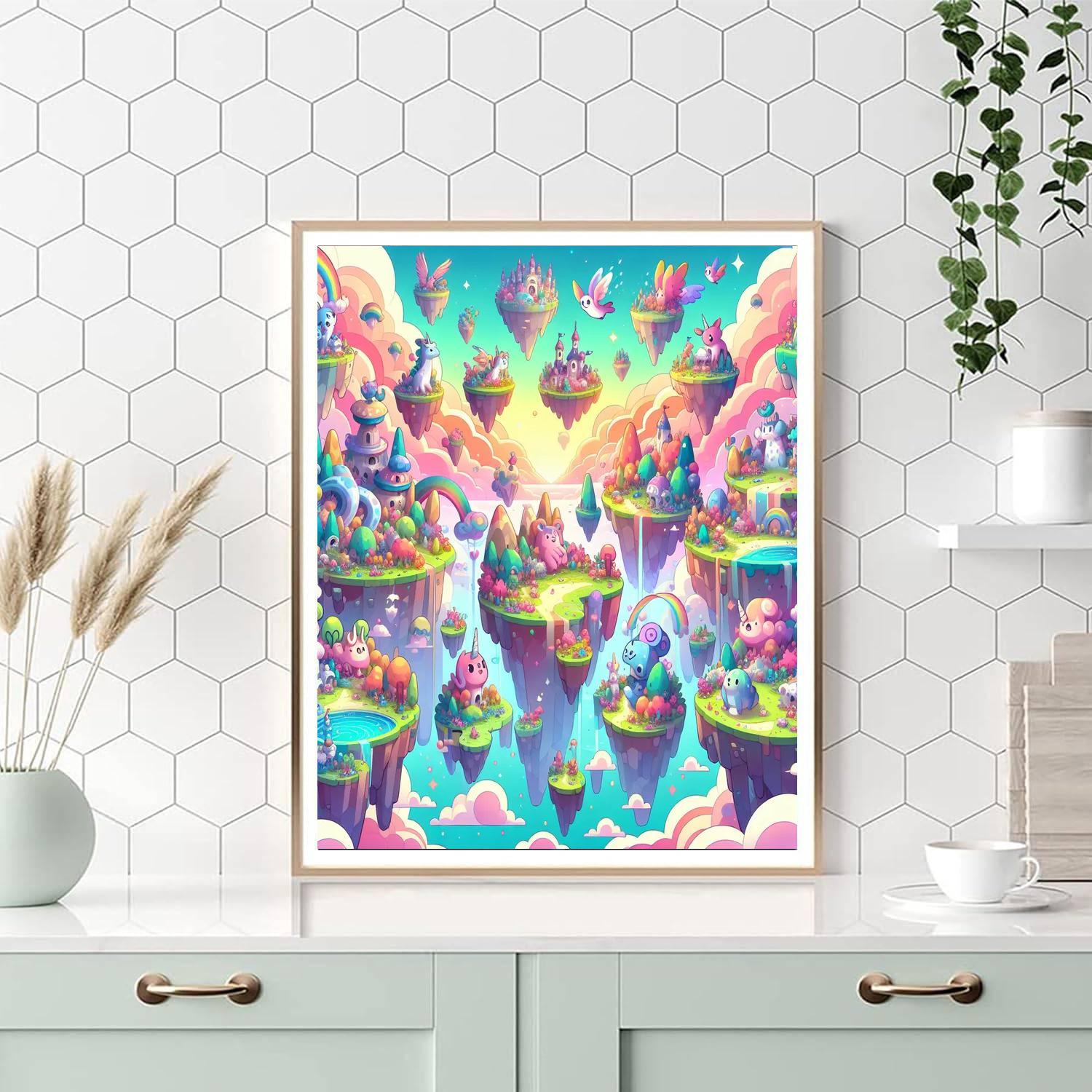 Floating Islands Paint By Color