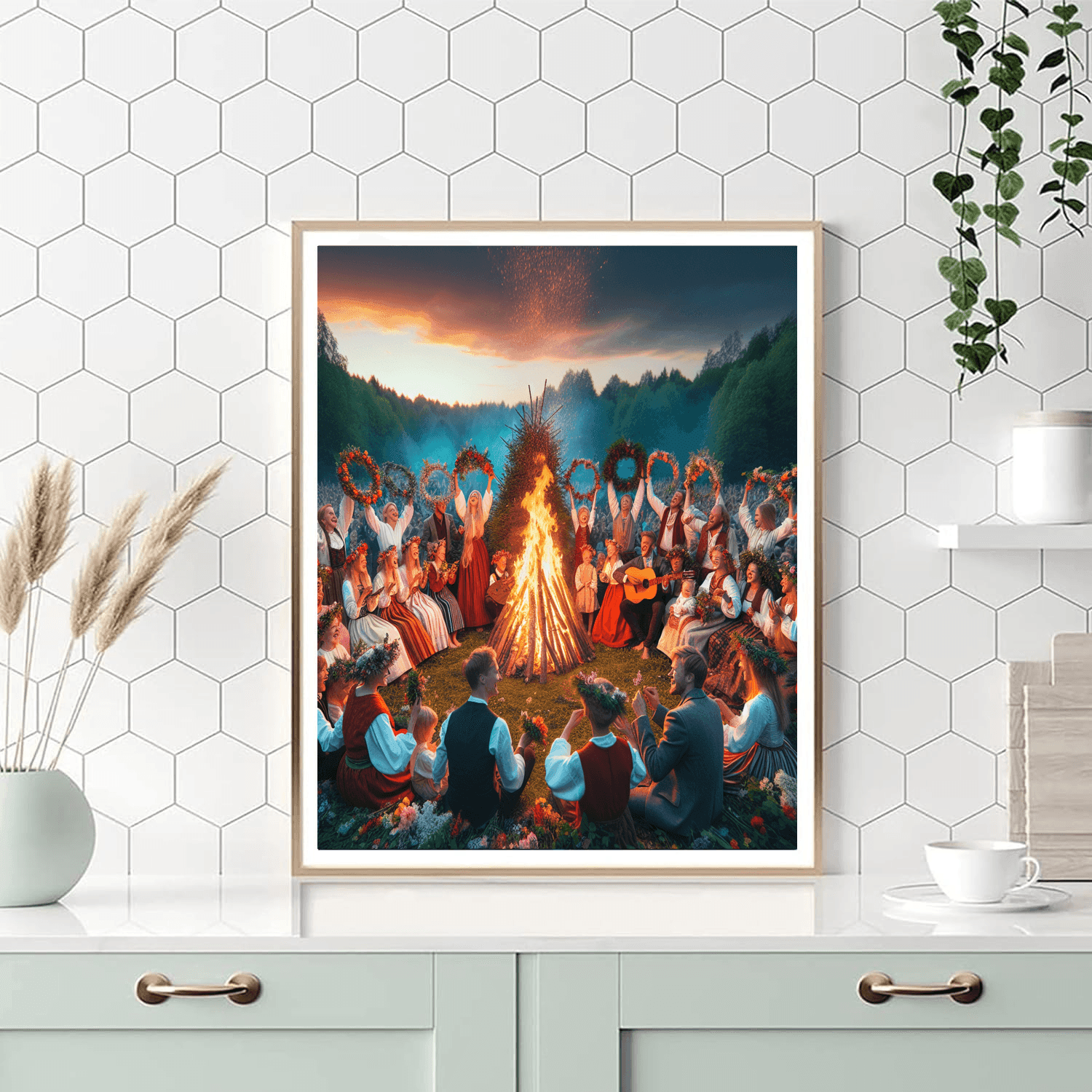 Midsummer Festival - Estonia DIY Paint By Numbers