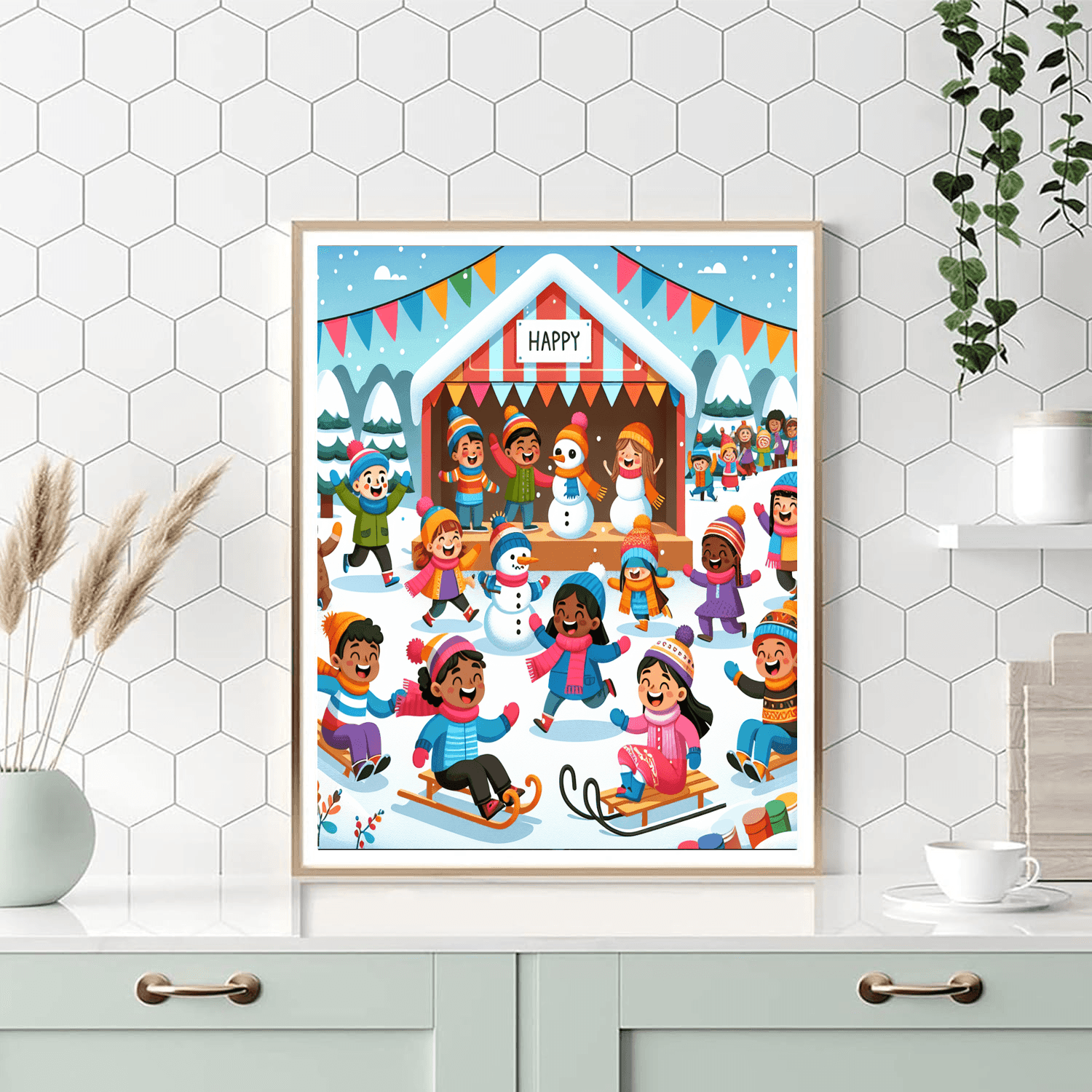 Winter Wonderland Festival Paint By Color