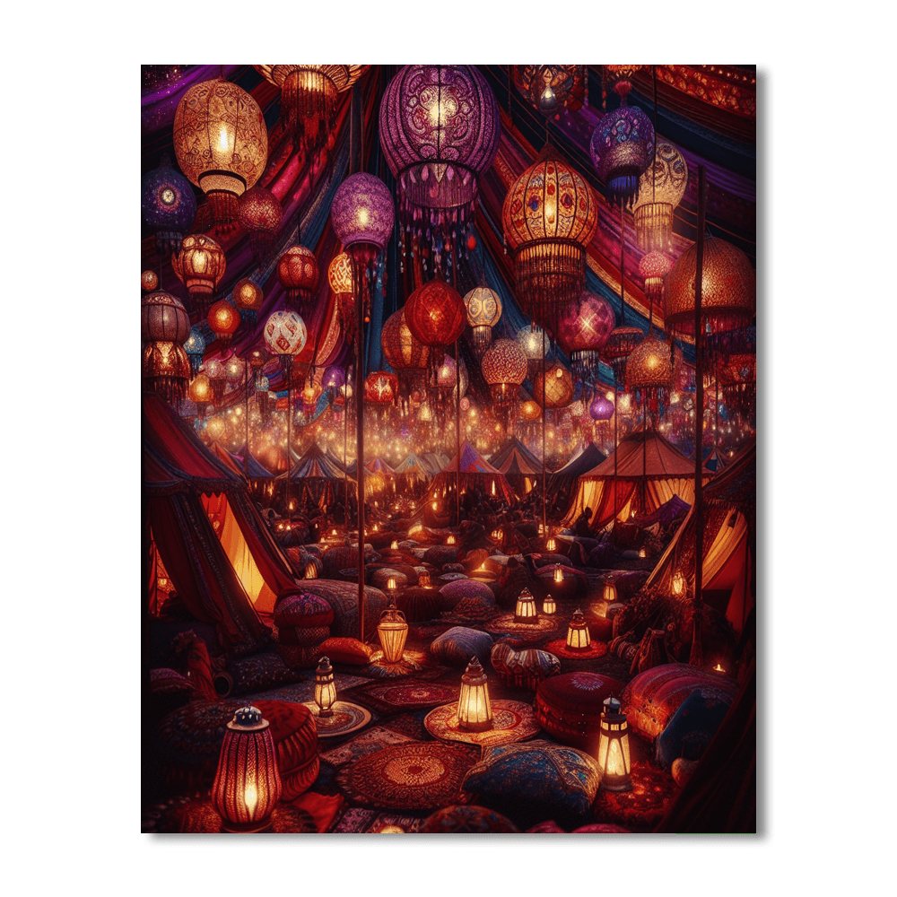Bohemian Festival Delight Paint By Numbers Kits