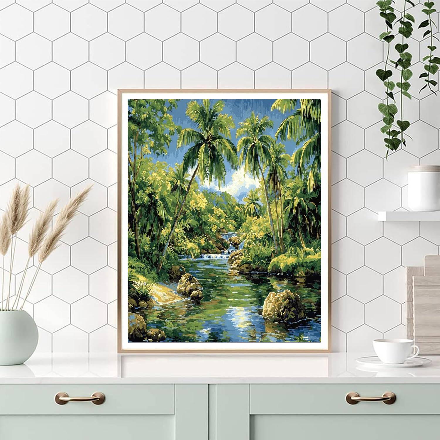 Paul Gauguin Inspired Peaceful Oasis  Painting By Numbers Kit