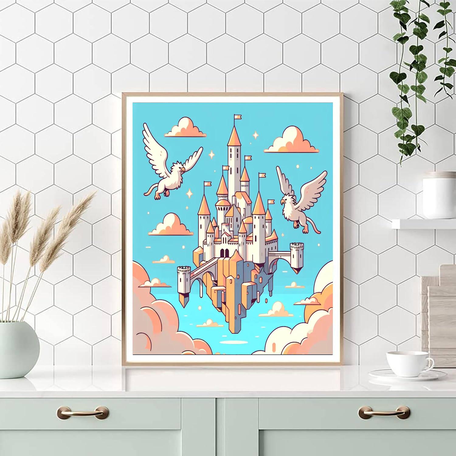 Sky Kingdom Paint By Numbers Art