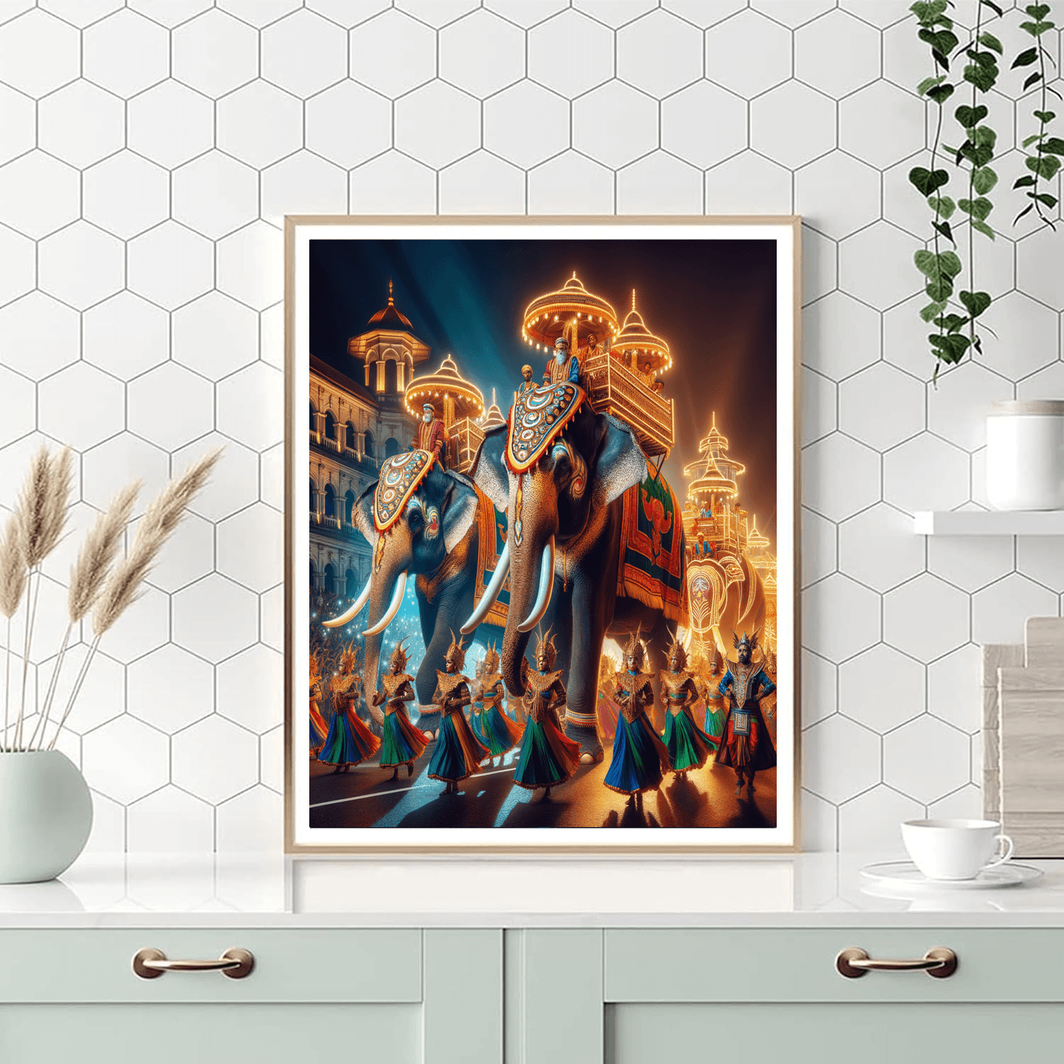 Kandy Esala Perahera DIY Paint By Numbers