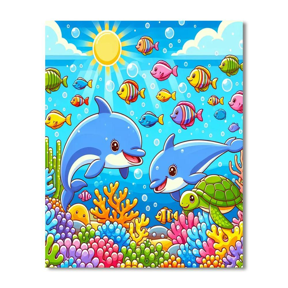 Underwater Dreamland Paint By Numbers