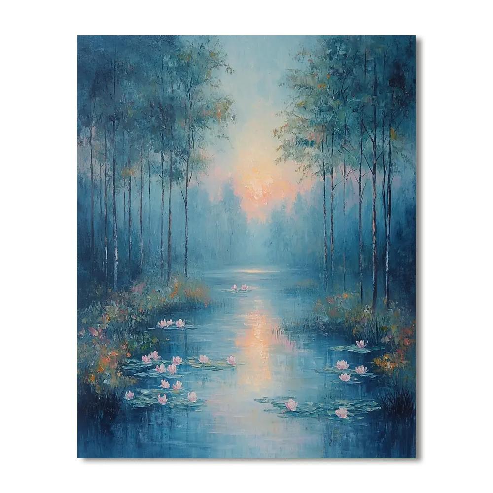 Claude Monet Inspired Forest Of Whispers  Paint By Numbers Kits