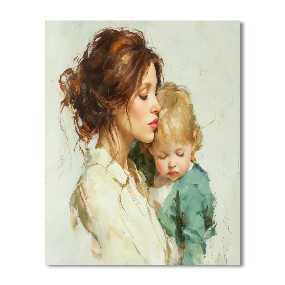 Warmth Of A Mother's Touch Numbered Painting Kits