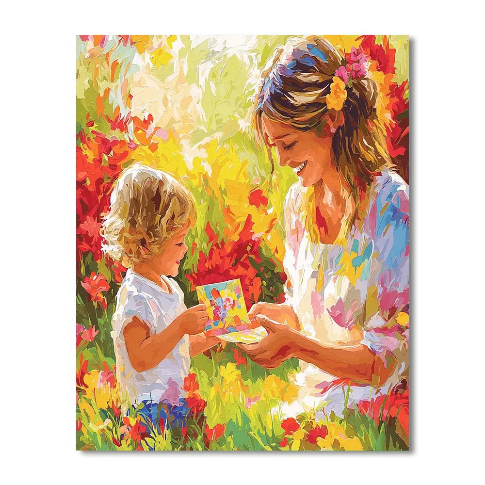 Celebrating Mother's Day Painting By Numbers Kit