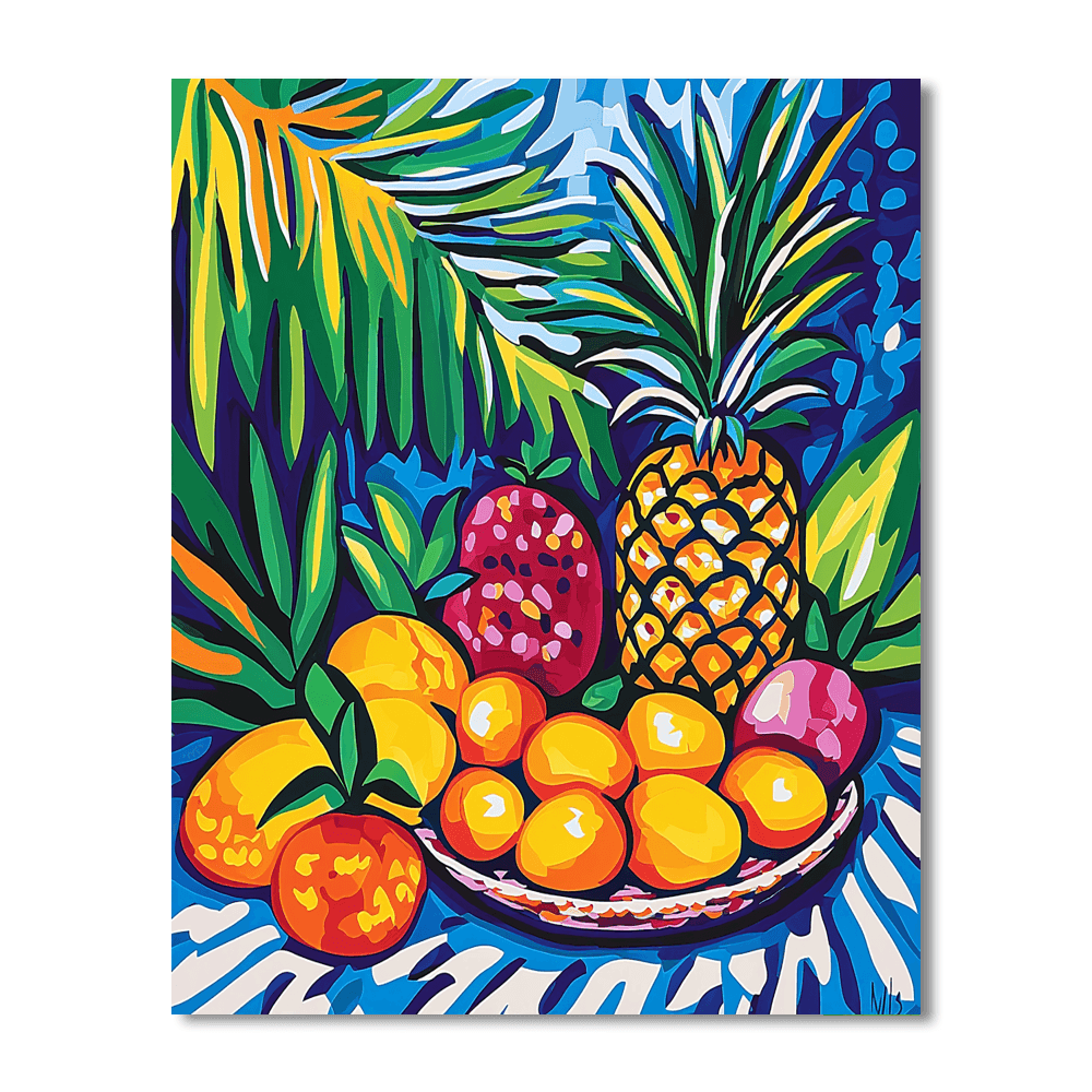 Henri Matisse Inspired Fruits Of Paradise  Paint By Numbers Art