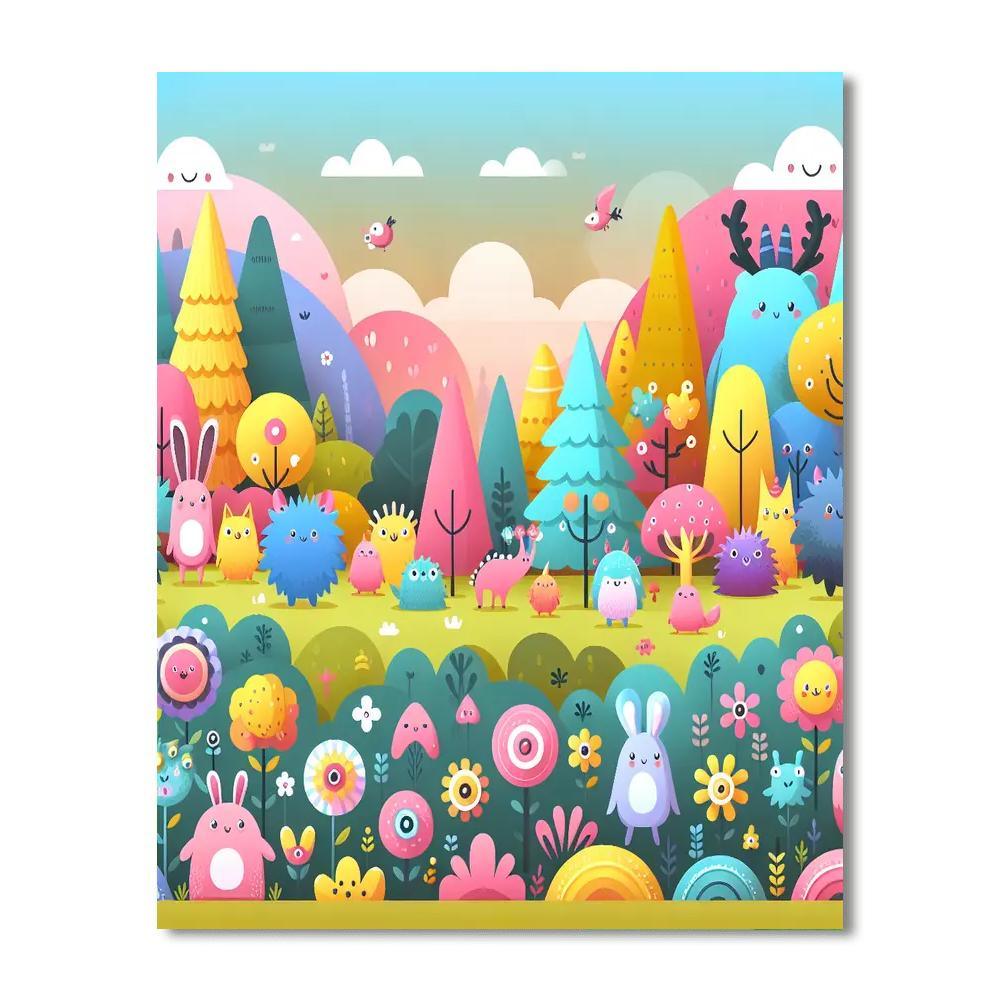 Wonderland Wishes Paint By Color