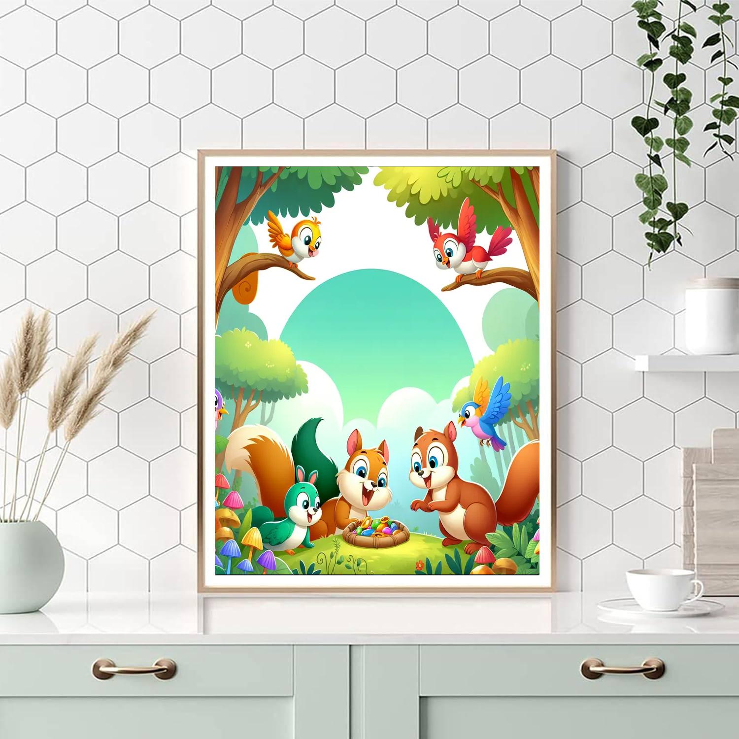 Treetop Treasure Trove Paint By Color