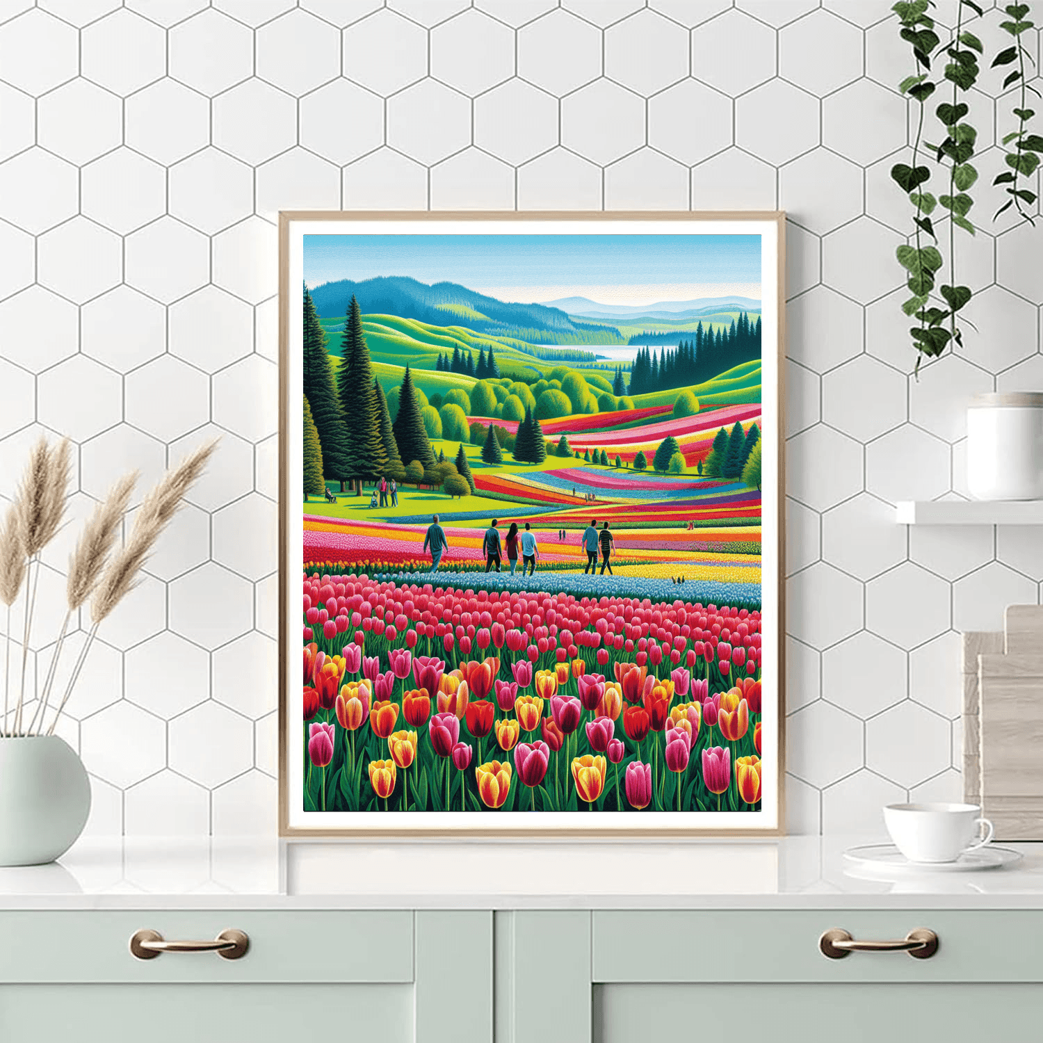 Skagit Valley Tulip Festival - Usa Number Painting