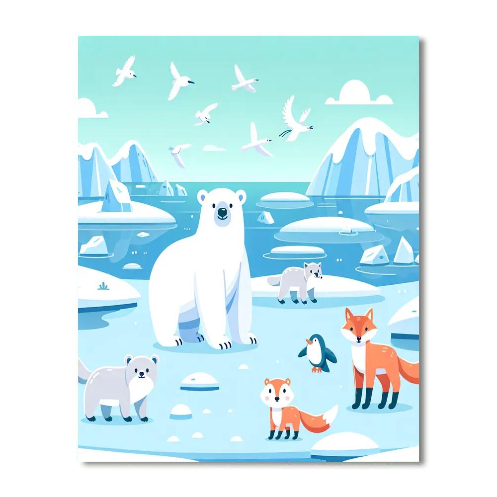 Articulate Arctics Paint By Numbers Kits