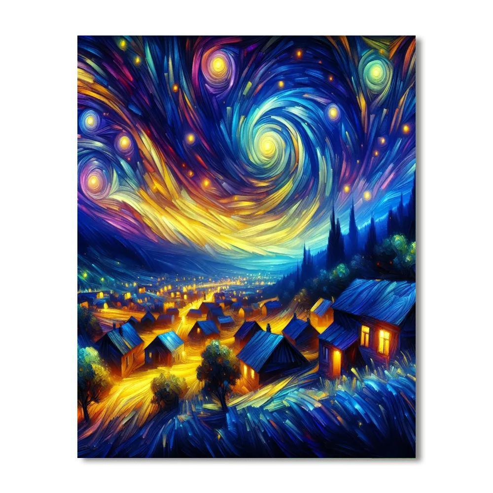 Van Gogh's Starry Night Vision DIY Paint By Numbers
