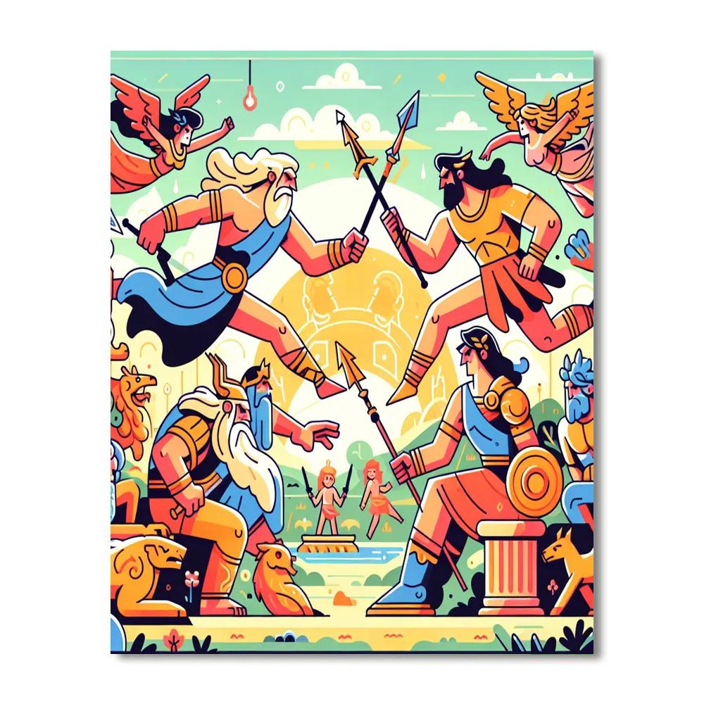 Ancient Mythology Tales Paint By Numbers Art
