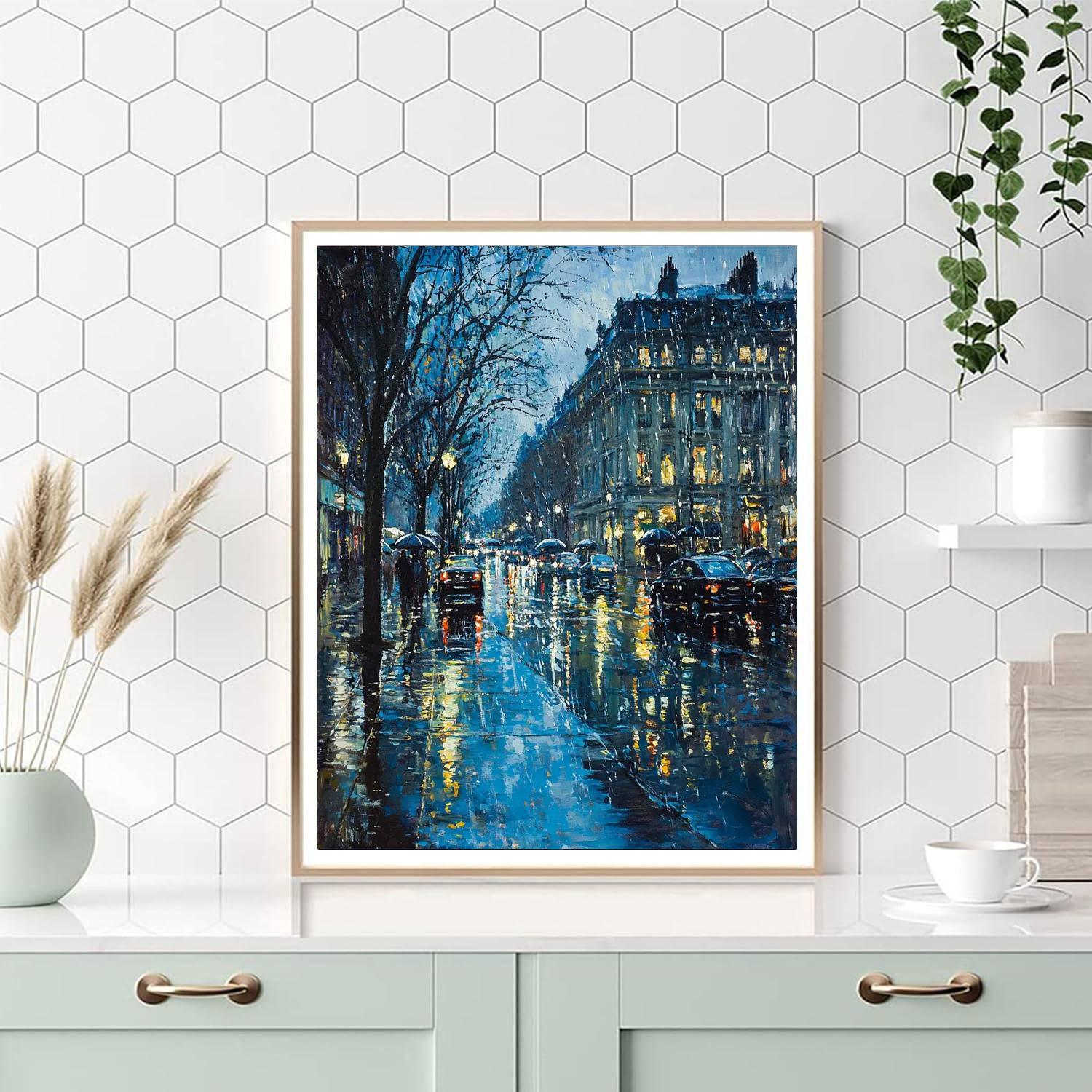 John Singer Sargent Inspired Melodic Rainy Evening  Paint By Numbers