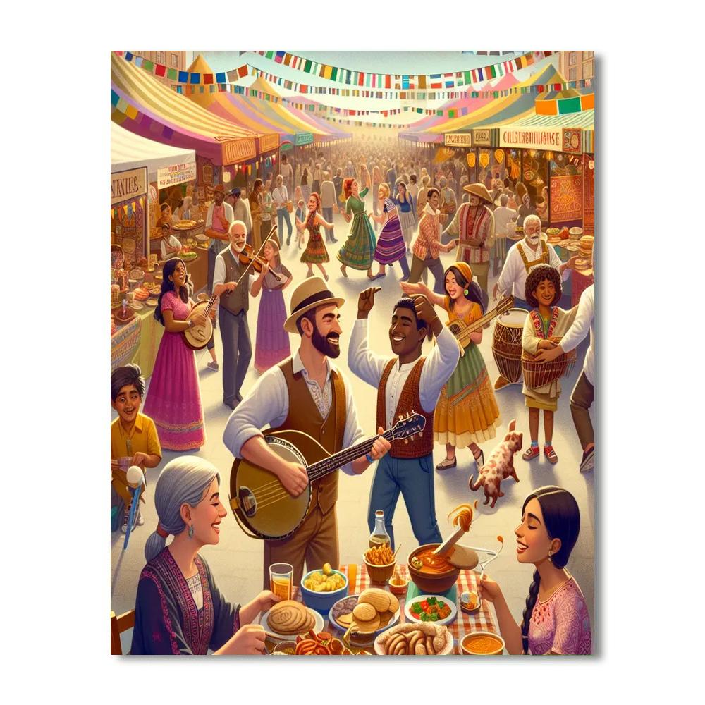 International Folklife Festival Paint By Numbers Kits