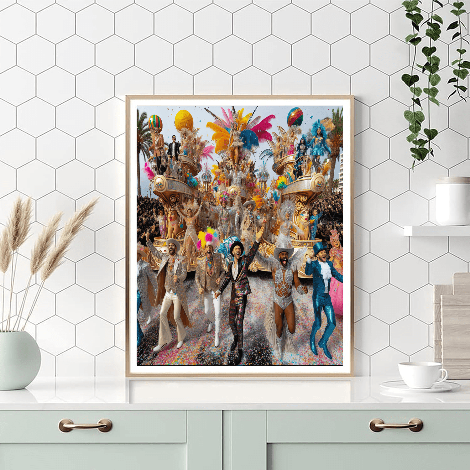 The Carnival Of Nice - France Paint By Numbers Kits