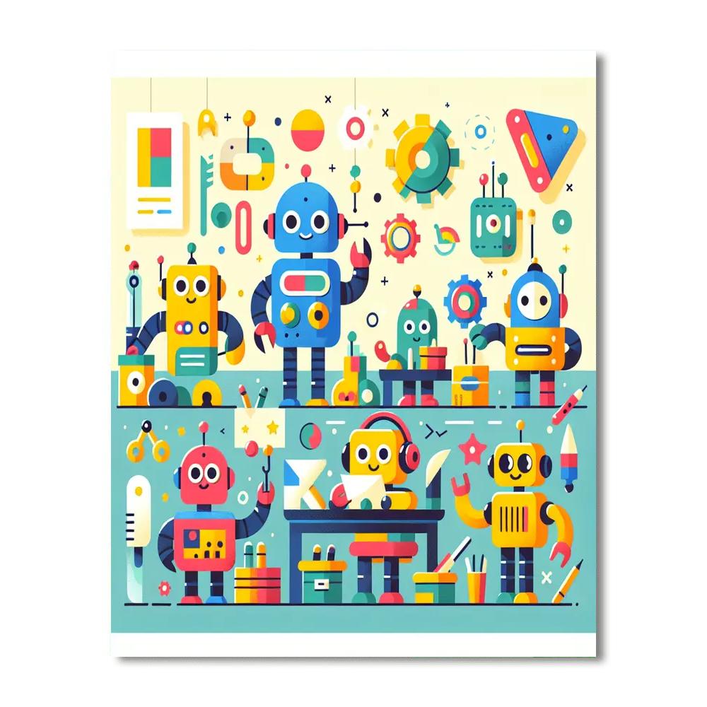Creative Robots Paint By Numbers Kits