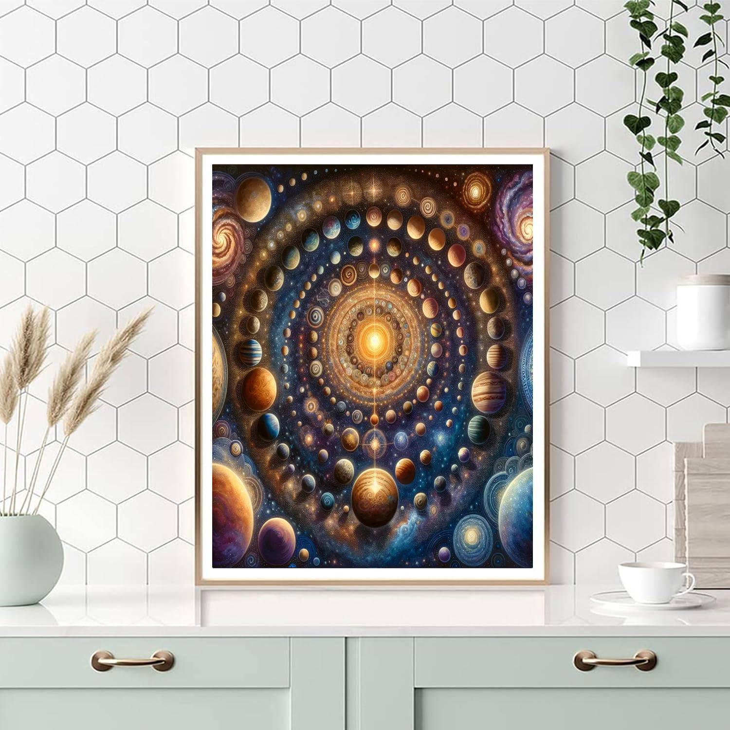 Celestial Harmony Celebration Painting Number Kit