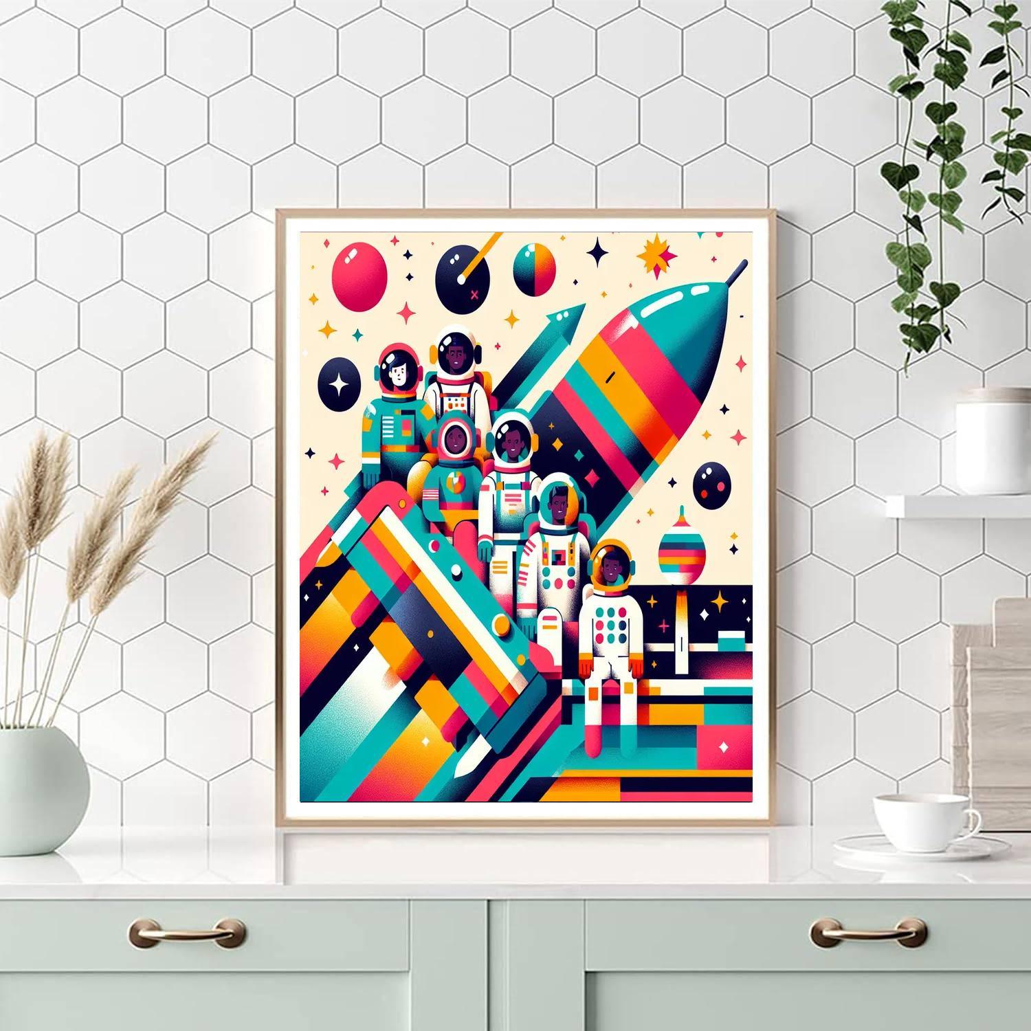 Galactic Discovery Mission Paint By Color