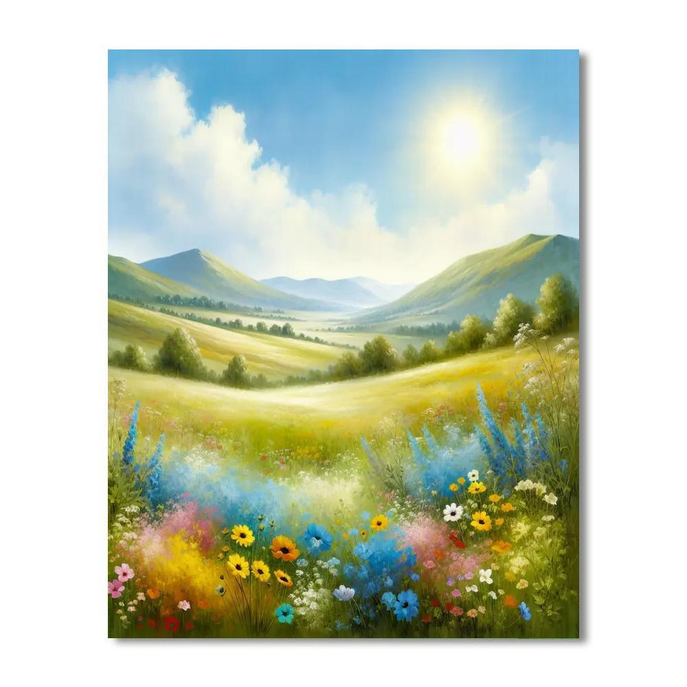 Sunny Countryside Bliss DIY Paint By Numbers