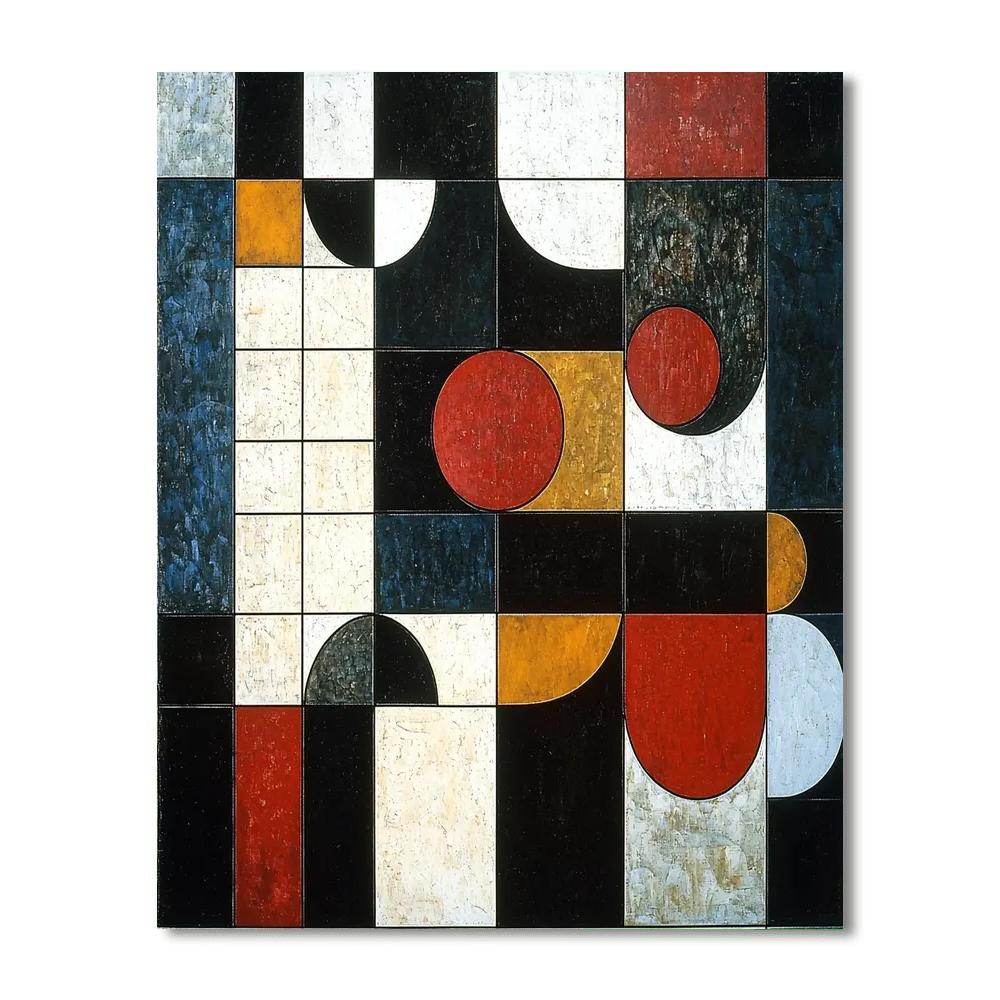 Kazimir Malevich Inspired Conceptual Unity  Paint By Color