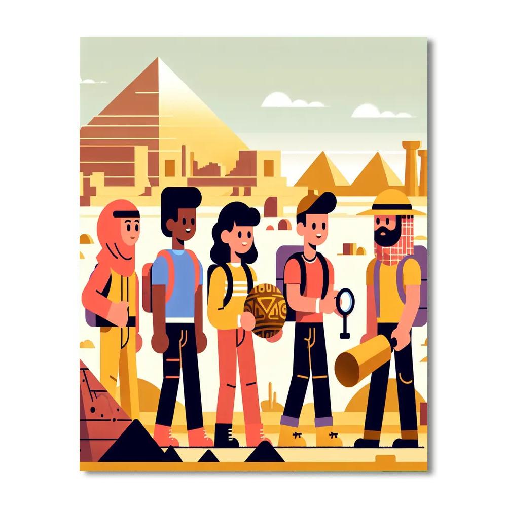 Historical Explorer Quest DIY Paint By Numbers