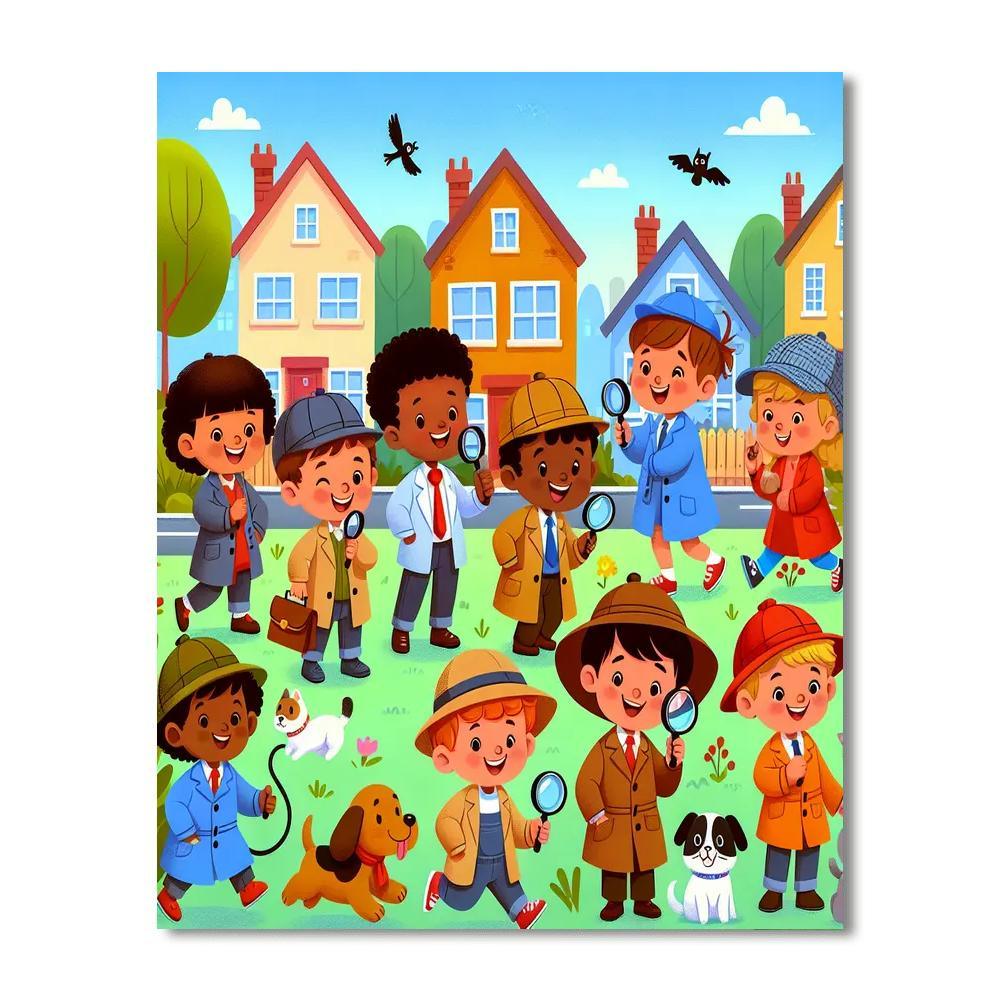 Daring Detectives Painting By Numbers Kit