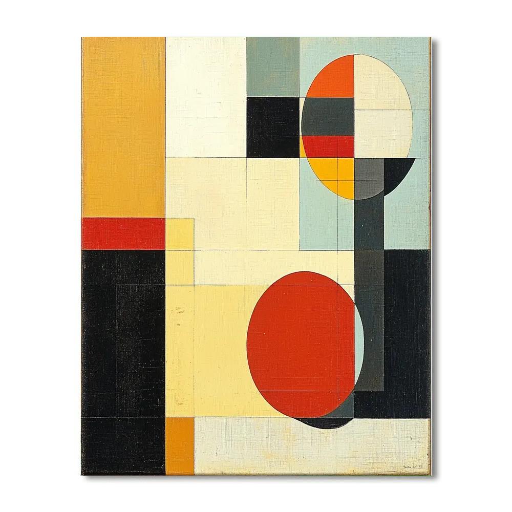 Kazimir Malevich Inspired Simplicity In Form  Paint By Color