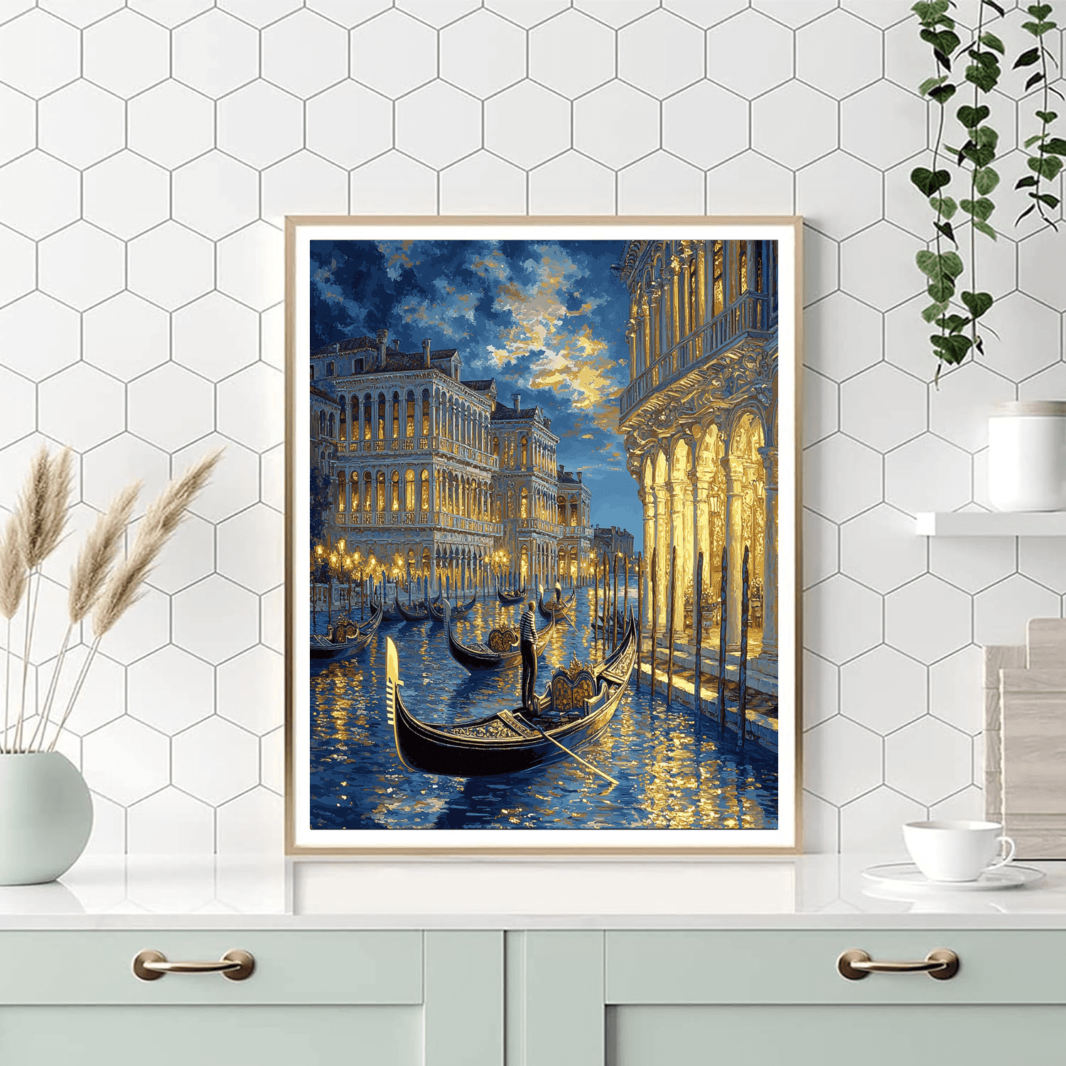 Canaletto Inspired Timeless Venice  DIY Paint By Numbers