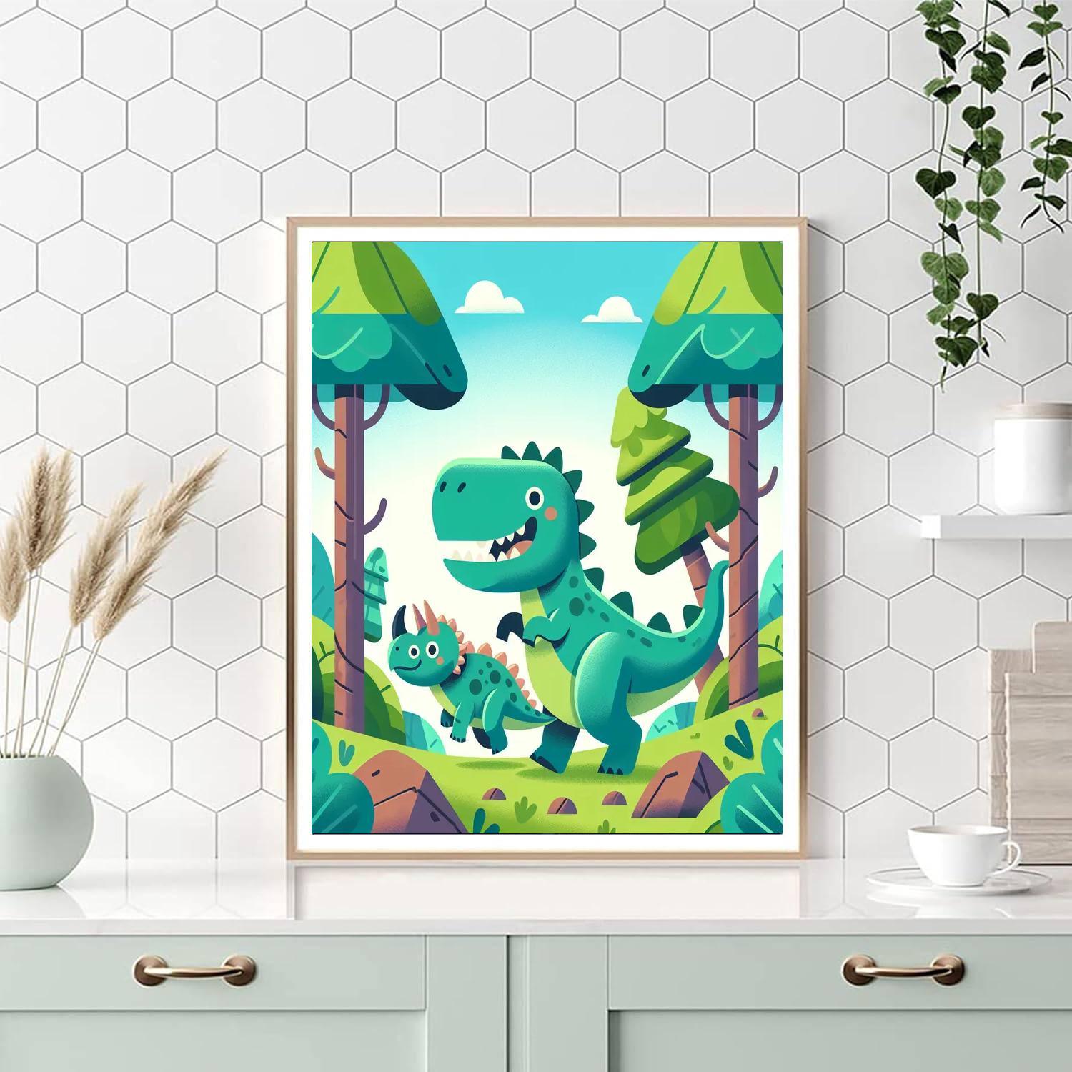 Dino Discovery Day Numbered Painting Kits