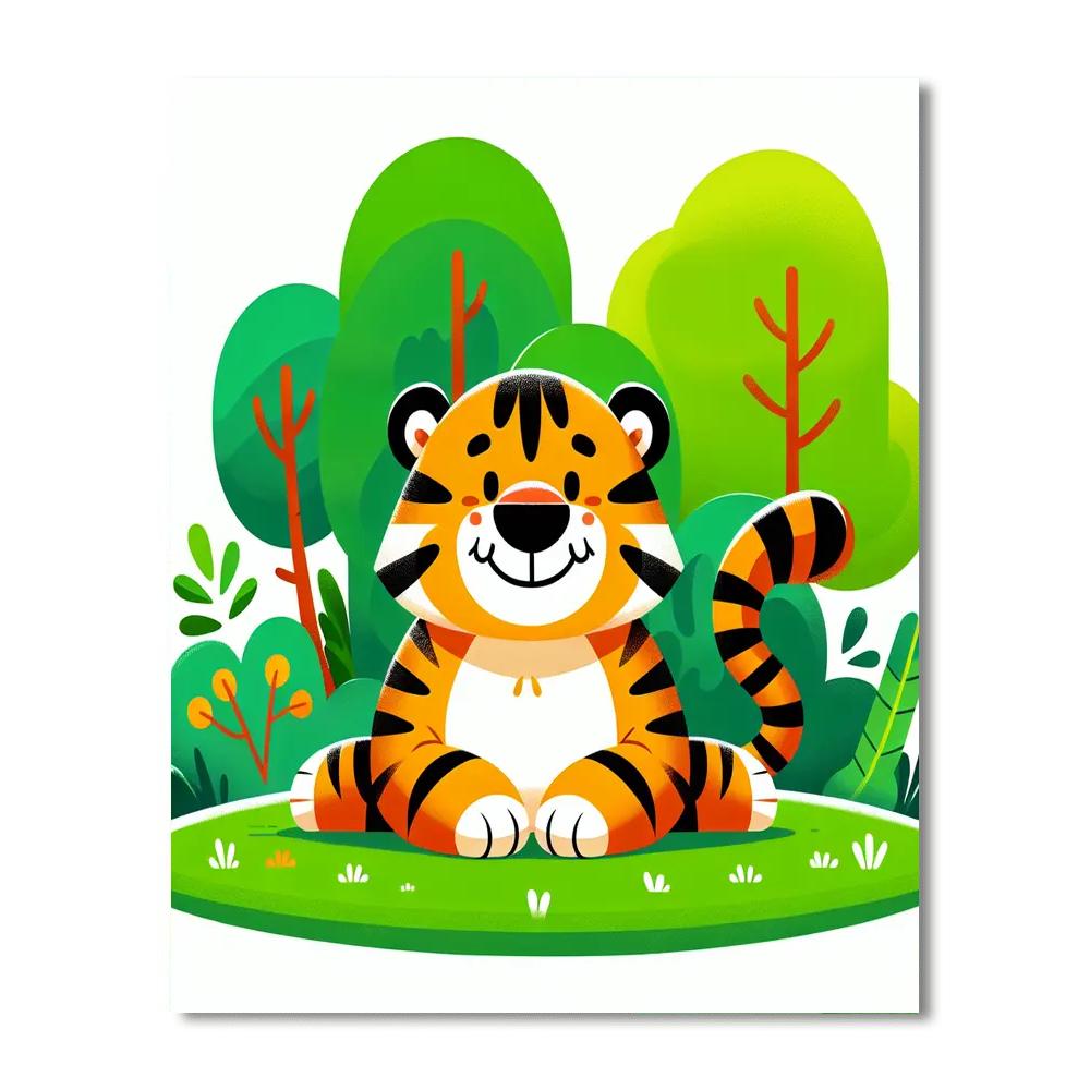Sassy Tiger Paint By Numbers Kits