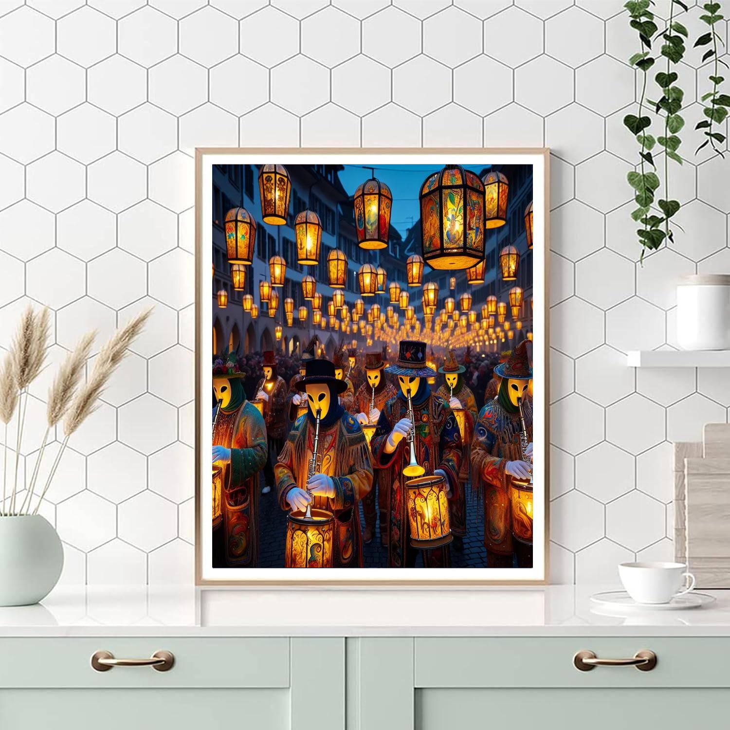 Fasnacht Carnival - Switzerland Paint By Numbers