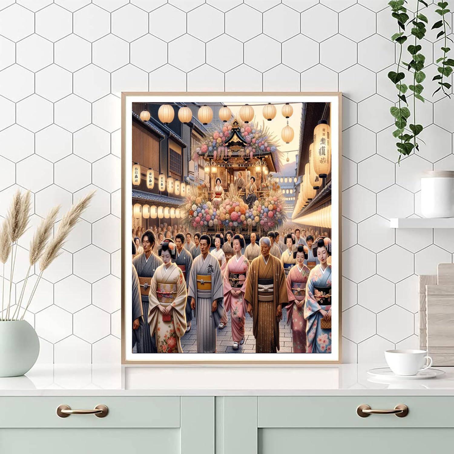 Gion Yodoya Festival - Kyoto, Japan Paint By Numbers
