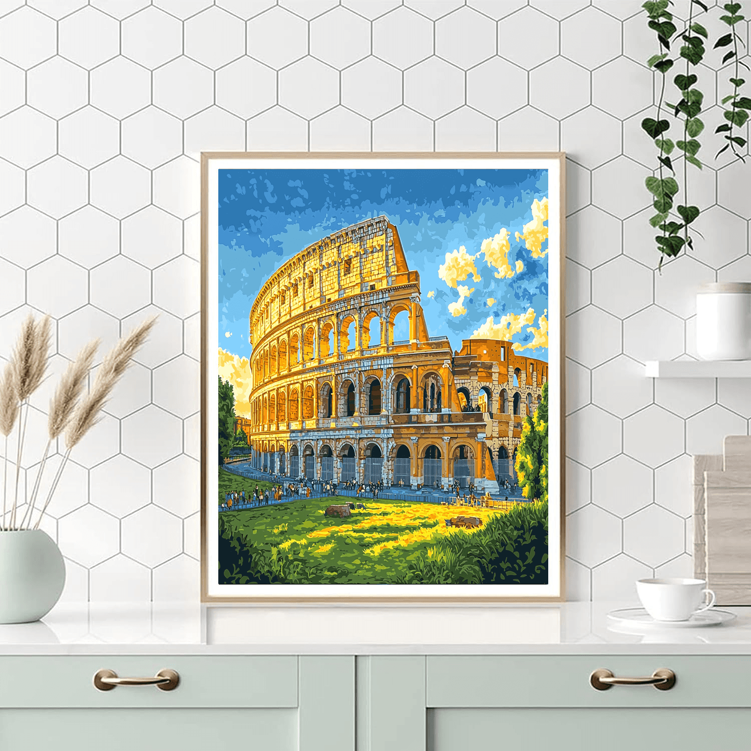 The Colosseum Of Rome DIY Paint By Numbers