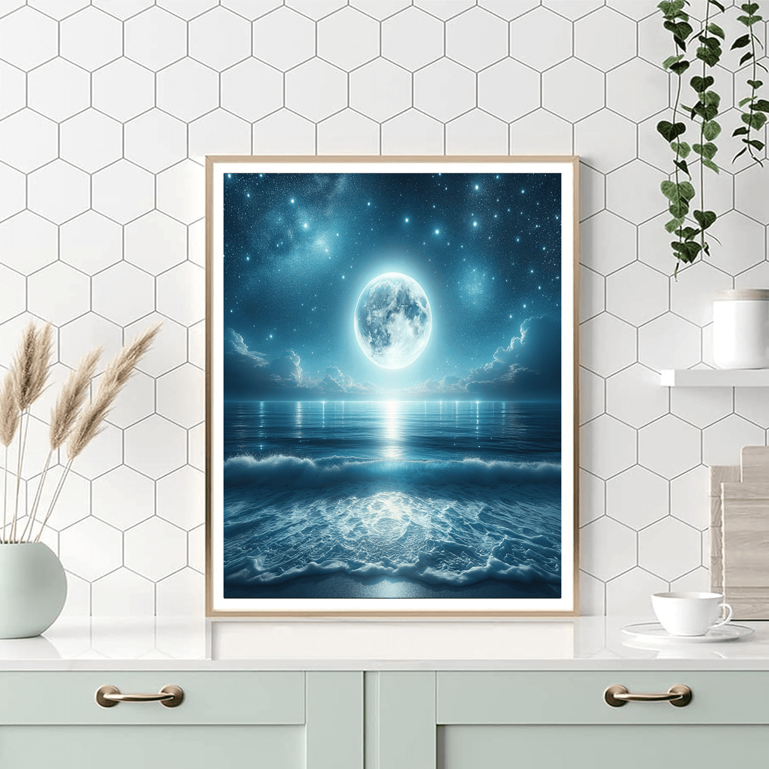 Starlit Ocean Escape DIY Paint By Numbers
