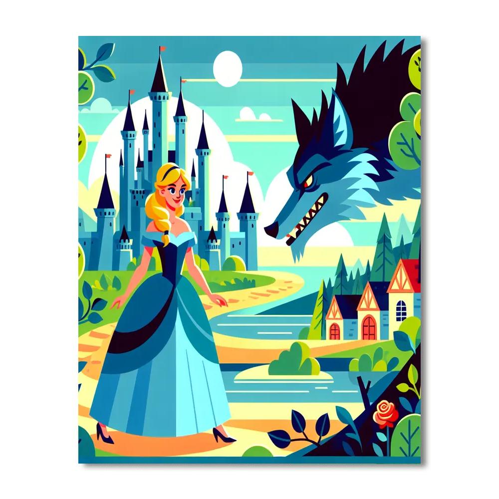 Exploring Fairy Tales Painting Number Kit