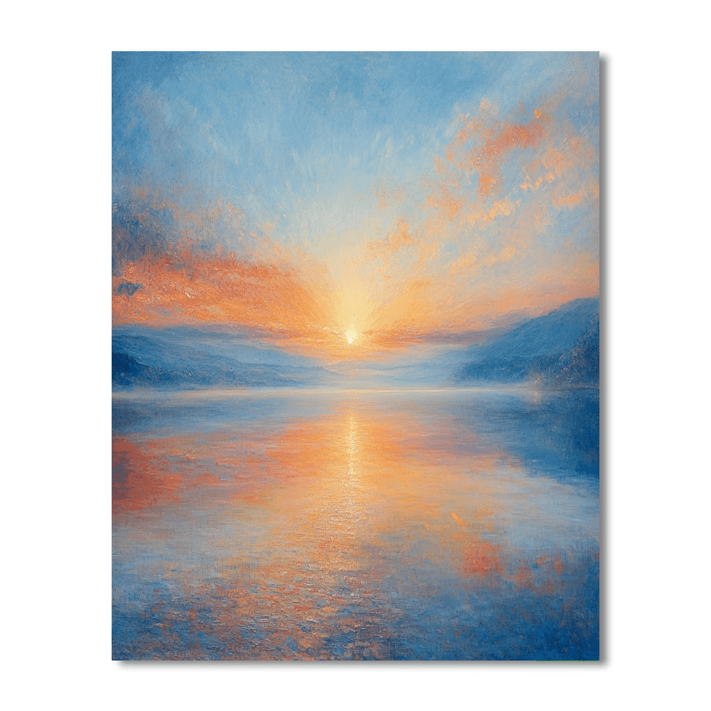 Turner Inspired Dreamy Horizons  Paint By Number